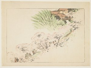 Fiori di ciliegio di montagna da Shibata Zeshin